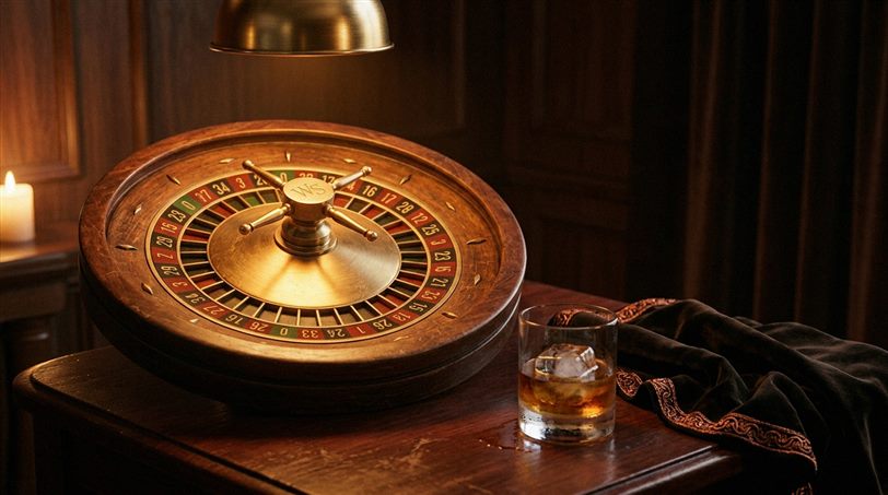 Osoba relaxujúca sa pri prezeraní kasína na tablete